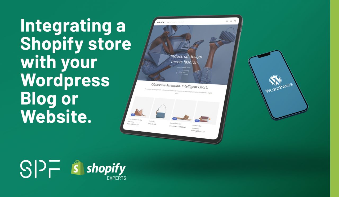 Integrating a Shopify Store on your existing Wordpress site