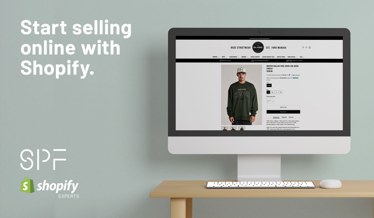 Start selling your products online with Shopify