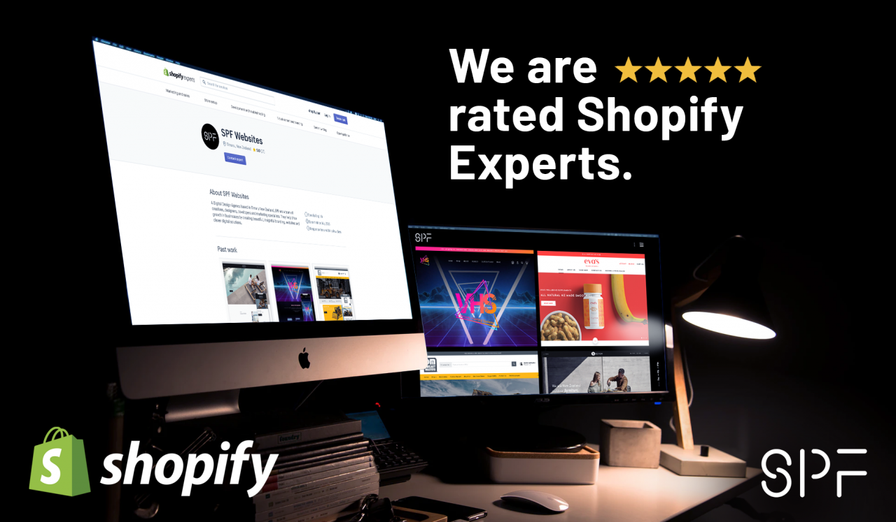 We're 5 Star Rated Shopify Experts
