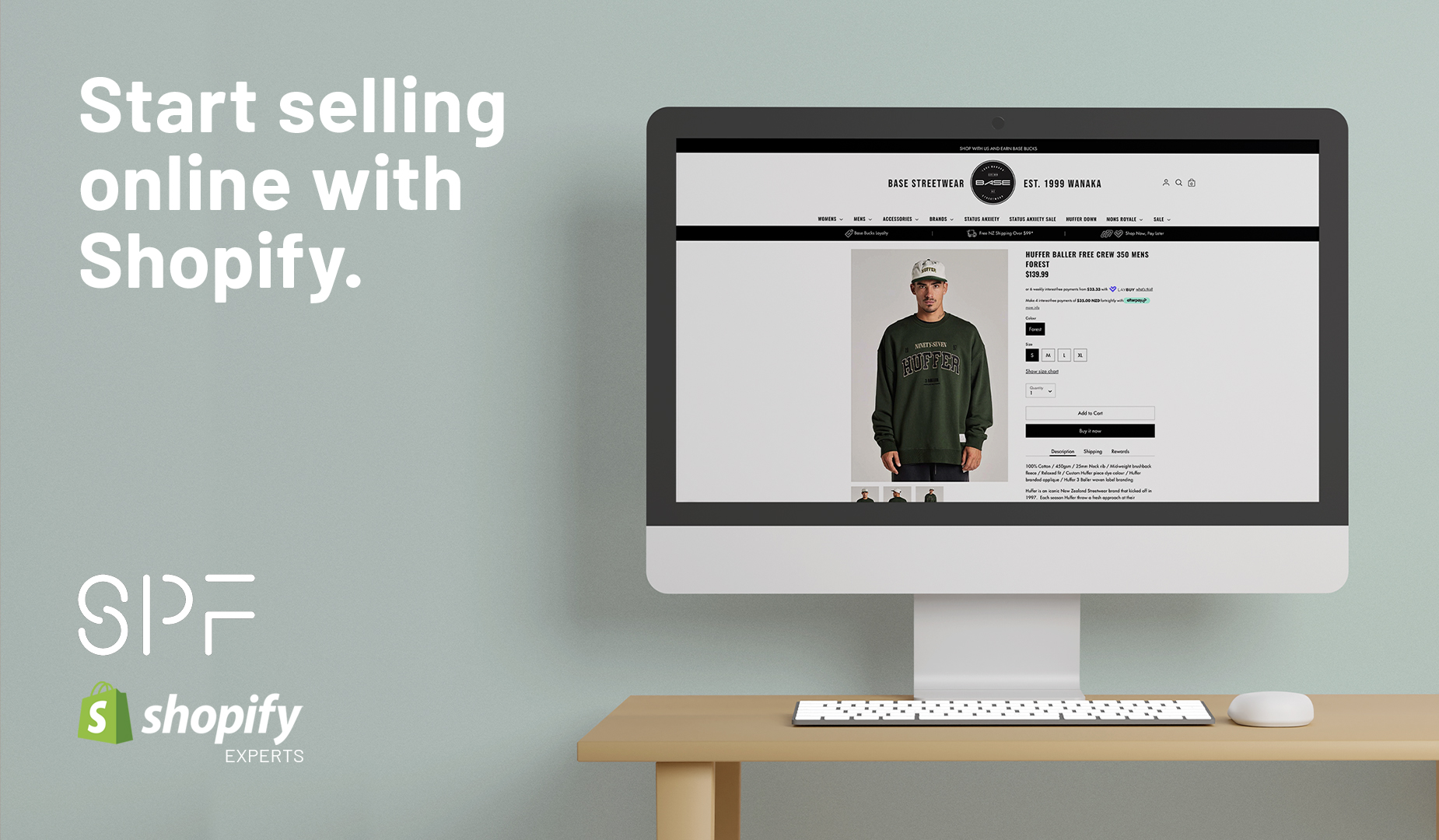 Start selling online with Shopify